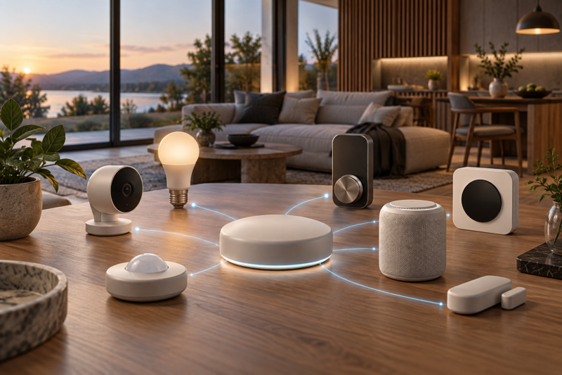 Matter-tanúsítást kapott a Home Assistant kapcsolódó komponense – MI-vel készített illusztráció.