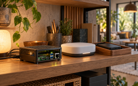 A Home Assistant Yellow gyártása lezárul, a szoftveres támogatás folytatódik – MI-vel készített illusztráció.