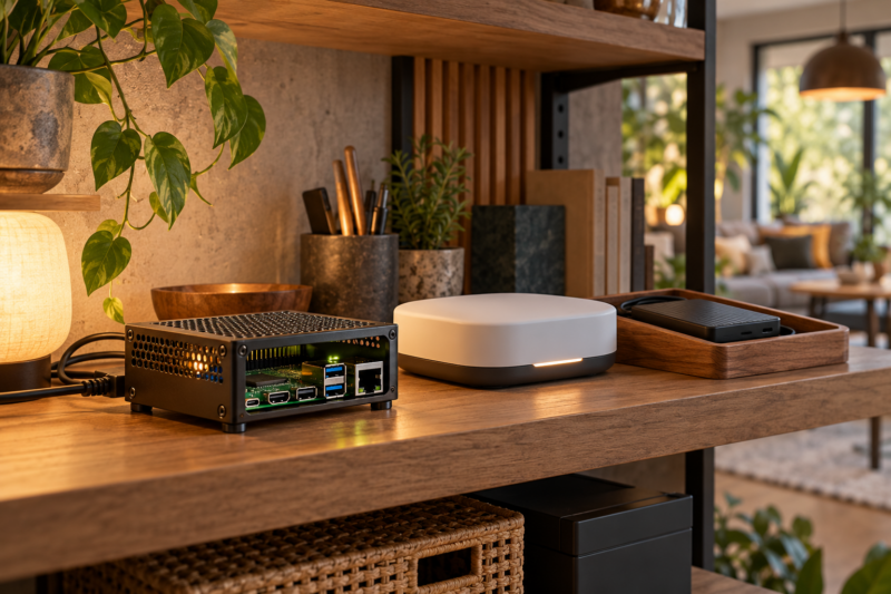 A Home Assistant Yellow gyártása lezárul, a szoftveres támogatás folytatódik – MI-vel készített illusztráció.