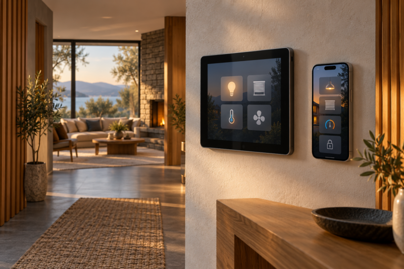 Változó Apple-rendszerkövetelmények a Home Assistant alkalmazásnál – MI-vel készített illusztráció.